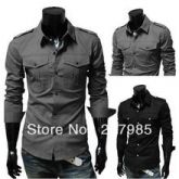 Camisa socialSexo: Homens Tipo de Item: Camisas Tipo de Teci