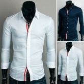 Homens Tipo de Item: Camisas Tipo de Tecido: Broadcloth Mate